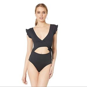 Free People Streamline Bodysuit BLACK Med. NWT